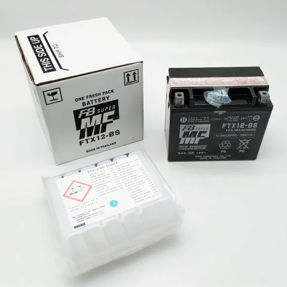 12V/10AH motorcycle/scooter battery with Furukawa FTX12-BS kit acid - 2 12V/10AH motorcycle/scooter battery with Furukawa FTX12-BS kit acid - 2