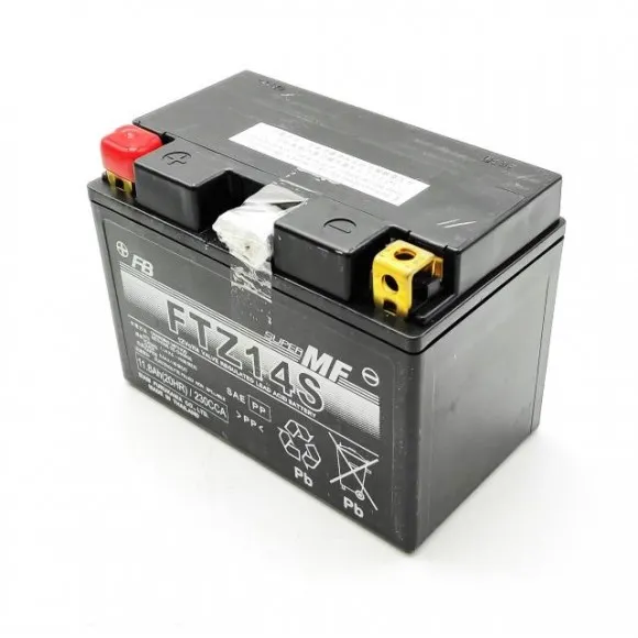 Batteria moto 12v/11,6 ah - Furukawa ftz14s, sigillata attivata factory sealed - 4