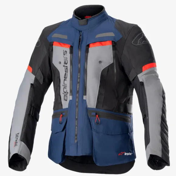 Alpinestars Bogotà Pro Drystar® Men's Motorcycle Jacket Black/Grey/Blue 32070237093 - 2