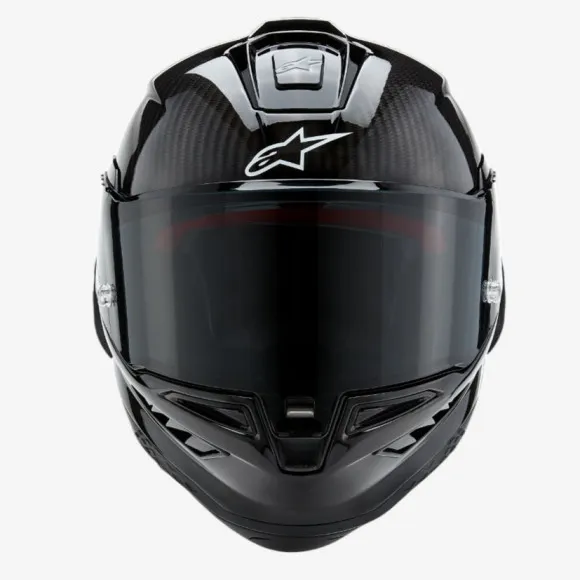 Casco de Moto Integral Alpinestars Supertech R10 Solid Negro Brillante 82001241902 - 2 Casco de Moto Integral Alpinestars Supertech R10 Solid Negro Brillante 82001241902 - 2