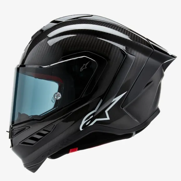 Casco de Moto Integral Alpinestars Supertech R10 Solid Negro Brillante 82001241902 - 3 Casco de Moto Integral Alpinestars Supertech R10 Solid Negro Brillante 82001241902 - 3