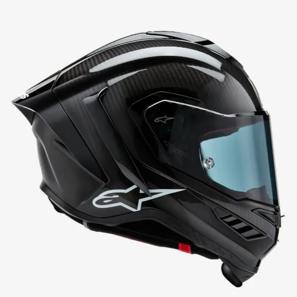 Casco de Moto Integral Alpinestars Supertech R10 Solid Negro Brillante 82001241902 - 4 Casco de Moto Integral Alpinestars Supertech R10 Solid Negro Brillante 82001241902 - 4