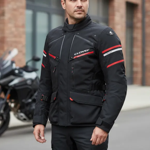 Clover Laminator-2 WP 1710-N/N Men's Winter Touring Motorcycle Jacket - 3