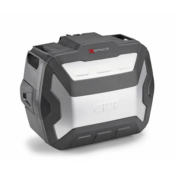 Maleta expandible Monokey Givi XP01AAA XSpace negra con sobretapa de aluminio - 1 Maleta expandible Monokey Givi XP01AAA XSpace negra con sobretapa de aluminio - 1