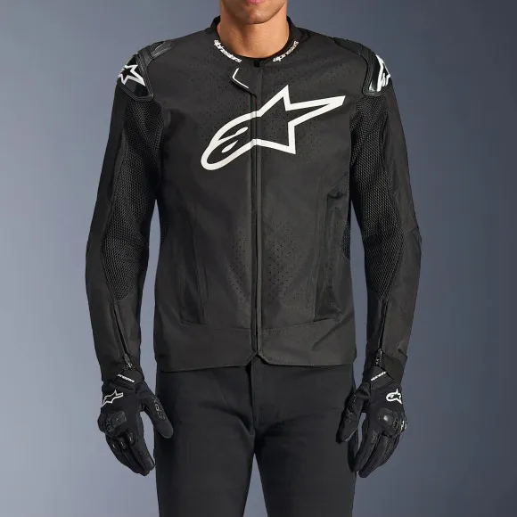 Veste de Moto Sportive pour Homme Alpinestars T-GP Air - Noir - 2 Veste de Moto Sportive pour Homme Alpinestars T-GP Air - Noir - 2