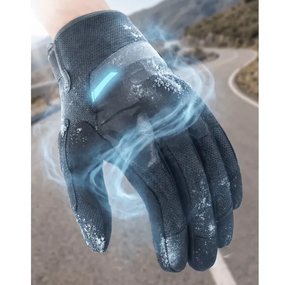 Macna Pelgram Cooling Men's Motorcycle Gloves - Black - 4 Macna Pelgram Cooling Men's Motorcycle Gloves - Black - 4