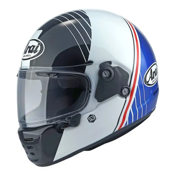 Arai Concept-XE Temu Blue Glossy White/Blue Full-Face Motorcycle Helmet - 1 Arai Concept-XE Temu Blue Glossy White/Blue Full-Face Motorcycle Helmet - 1