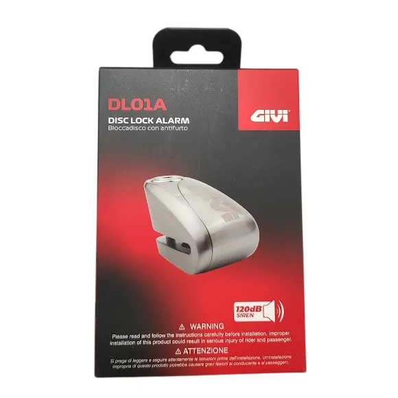 Givi DL01A Bremsscheibenschloss Alarm 120dB Motorrad & Roller - 2 Givi DL01A Bremsscheibenschloss Alarm 120dB Motorrad & Roller - 2