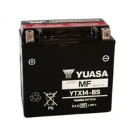 Motorcycle battery 12v/12.6ah yuasa ytx14-bs sealed with acid acid 065129 - 1
