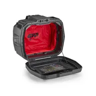Givi XP01AAA XSpace expandable Monokey case in black with aluminum cover - 5 Givi XP01AAA XSpace expandable Monokey case in black with aluminum cover - 5