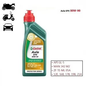 Fluido trasmissione/differenziale api gl-5 moto auto Castrol axle epx 80w90 1l