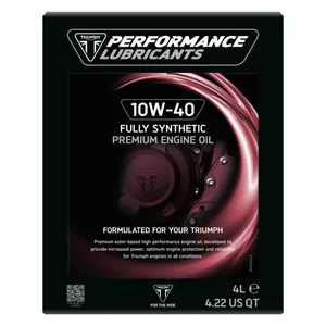 Triumph - Olio Motore 10W-40 Fully Synthetic, 4 Litri (PLFS23004-1040)
