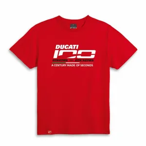 T-Shirt da Uomo Ducati One Hundred Centenario Red