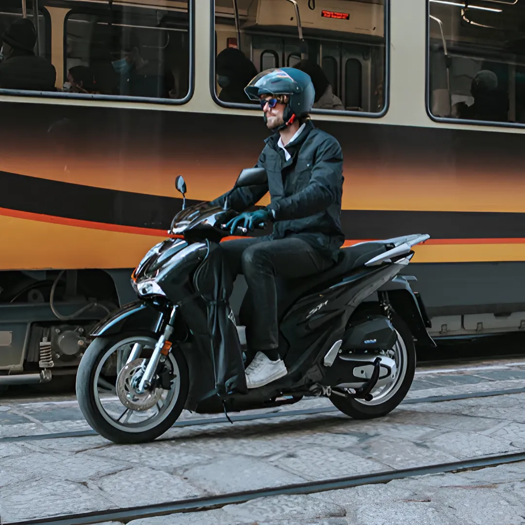 He moves around the city He moves around the city