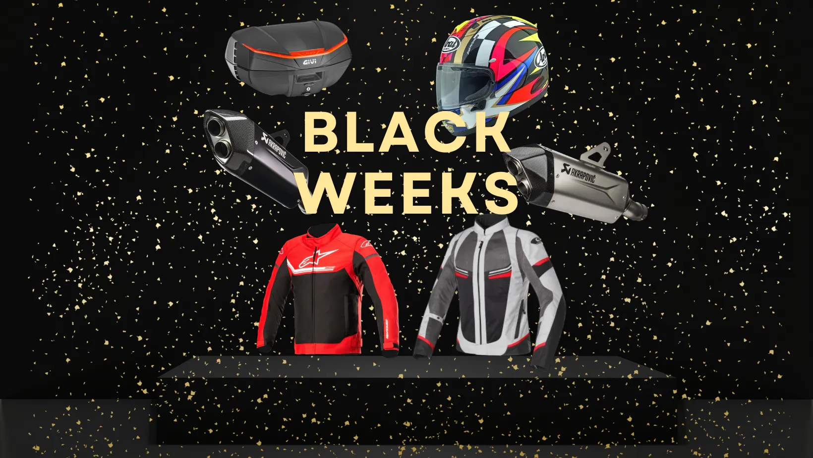 Grafica text image black weeks