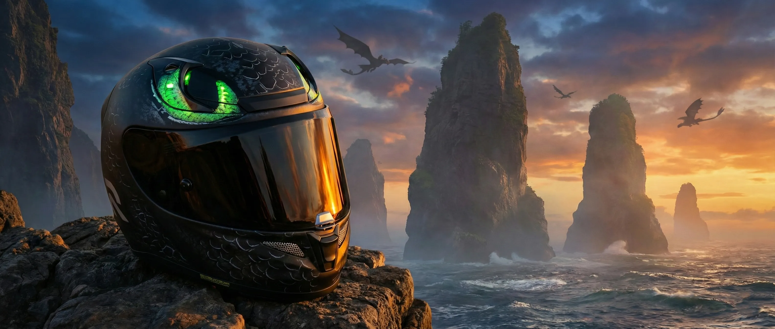 Casco HJC dragon trainer