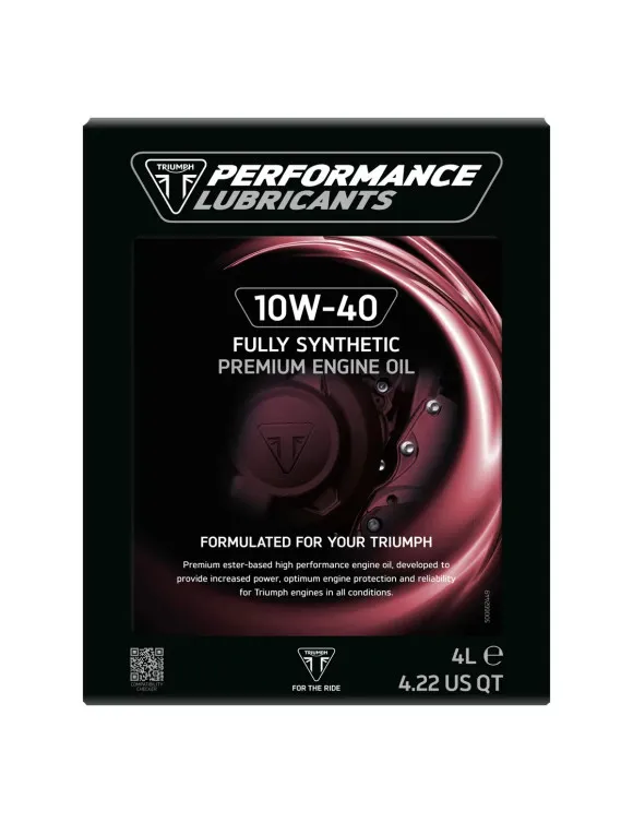 Triumph - Engine Oil 10W-40 Fully Synthetic, 4 Liters (PLFS23004-1040)