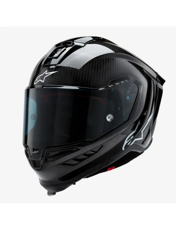 Casco de Moto Integral Alpinestars Supertech R10 Solid Negro Brillante 82001241902