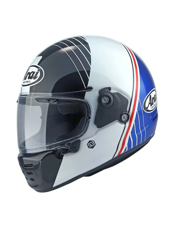 Arai Concept-XE Temu Blue Glossy White/Blue Full-Face Motorcycle Helmet